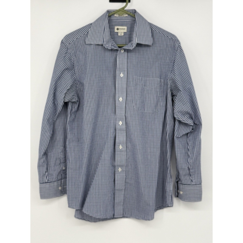 Haggar Men's Regular Fit Button Down Long Sleeve 15-15 1/2 32/33